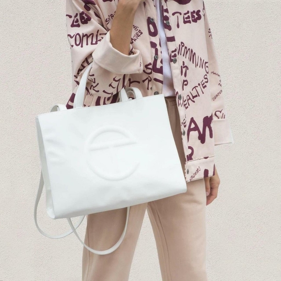 Telfar Medium White Shopping Bag - Picture 6 of 6